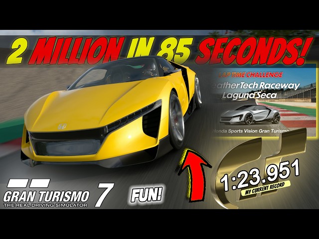 🤑 a VERY Fun LAP to get 2 MILLION Credits.. || Time Trial Guide