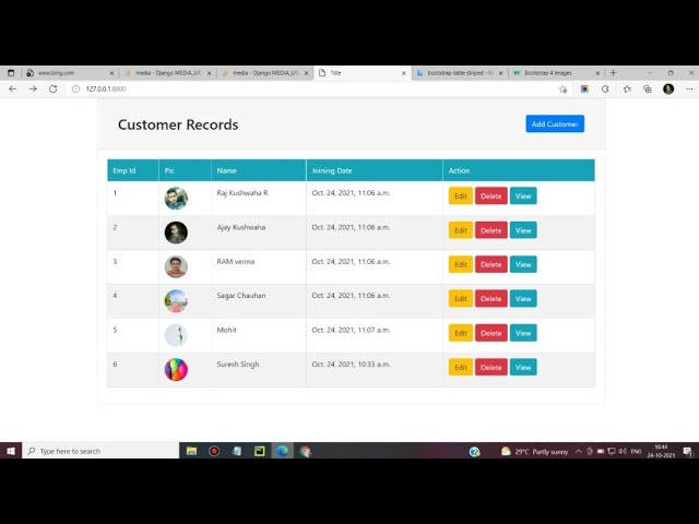 Crud in django #django #crud Part-1