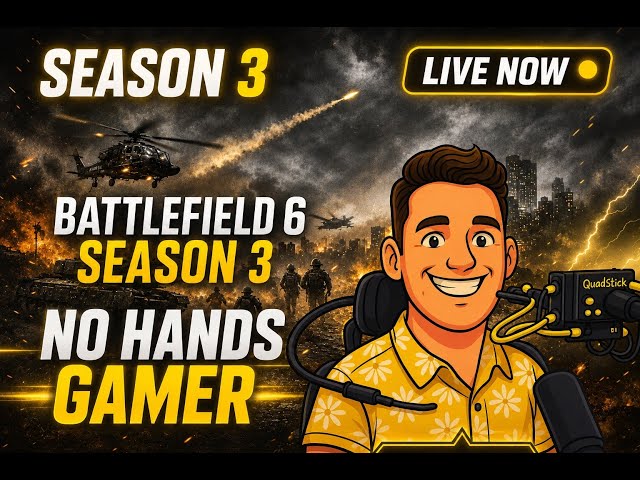 QUADRIPLEGIC GAMER |Battlefield 6 Gameplay