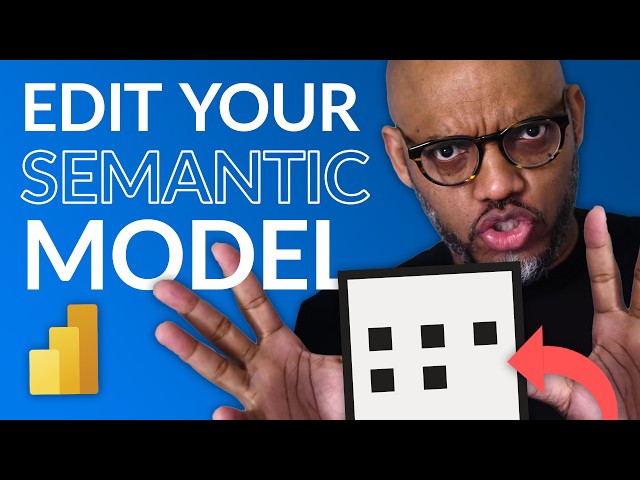 Why can't I edit my Power BI semantic model?