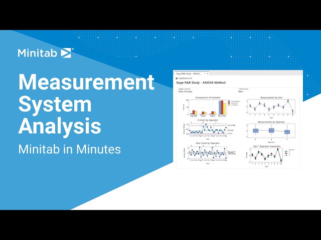 How to Perform a Measurement System Analysis in Minitab Statistical Software