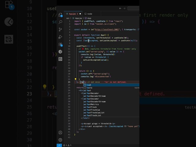 This React Bug Breaks Realtime Apps (useEffectEvent Fix Explained)