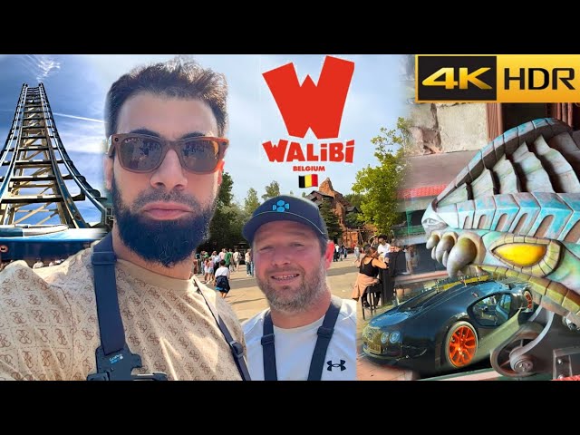 Belgium’s BEST THEME PARK! Walibi Belgium VLOG 4K HDR