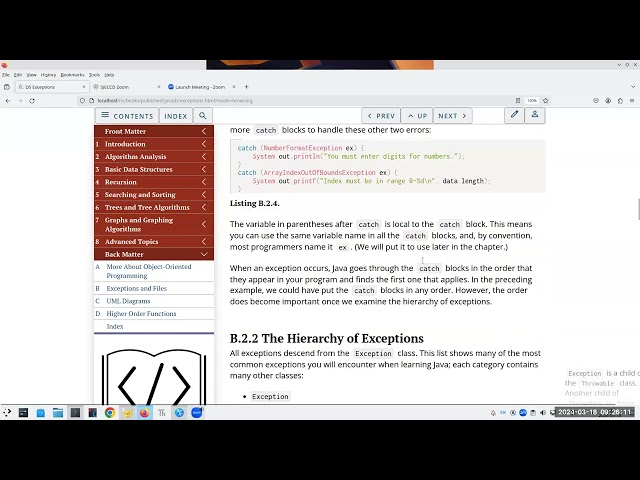 Exceptions and Files
