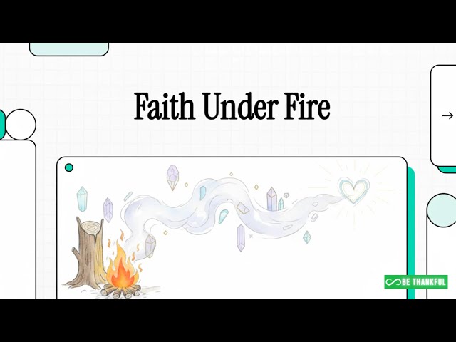 Faith Under Fire - Finding Purpose in Trials and Testing