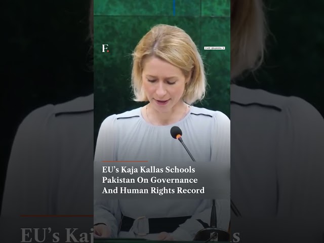 EU’s Kaja Kallas Schools Pakistan On Governance And Human Rights Record