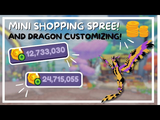 MINI SHOPPING SPREE! - Buying DRAGONS & CUSTOMIZING them | Dragon Adventures Roblox