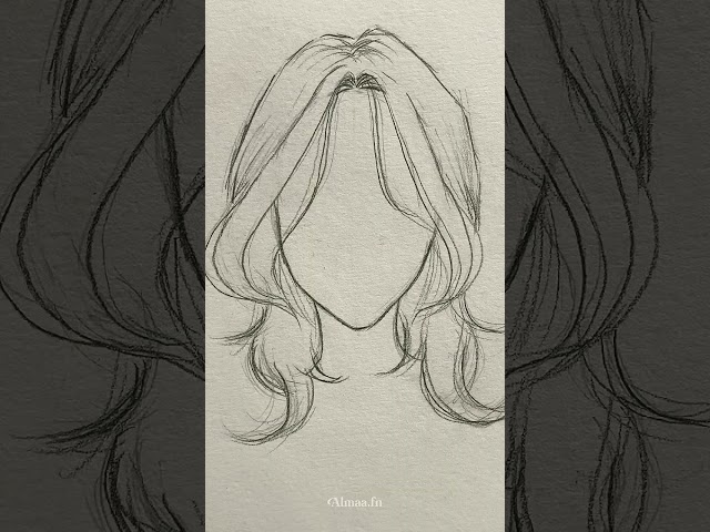 ideias de desenho:cabelo.#tumblr#anime#desenho#desenhando#asthetic#motivation#art