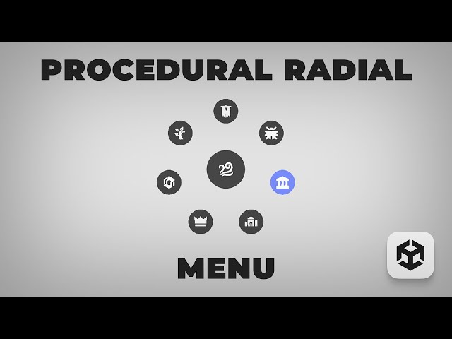 Procedural Radial Menu | Unity Tutorial