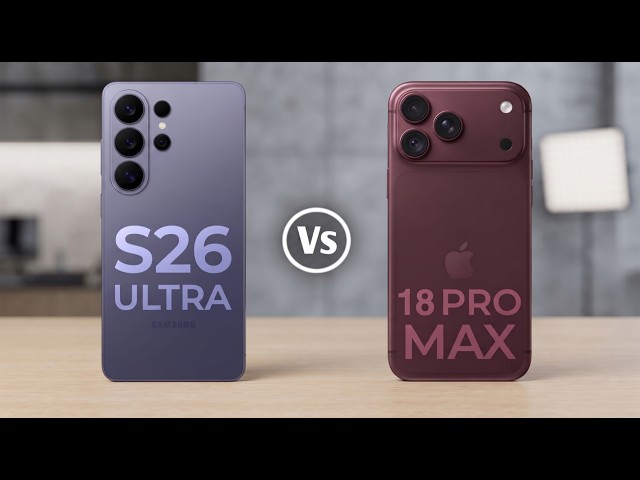 Galaxy S26 Ultra vs iPhone 18 Pro Max – Which Phone is Better?