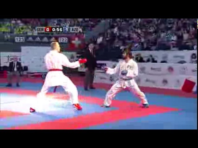Rafael AGHAYEV vs Noah BITSCH. FINAL Male Kumite -75kg. European Karate Championships 2015