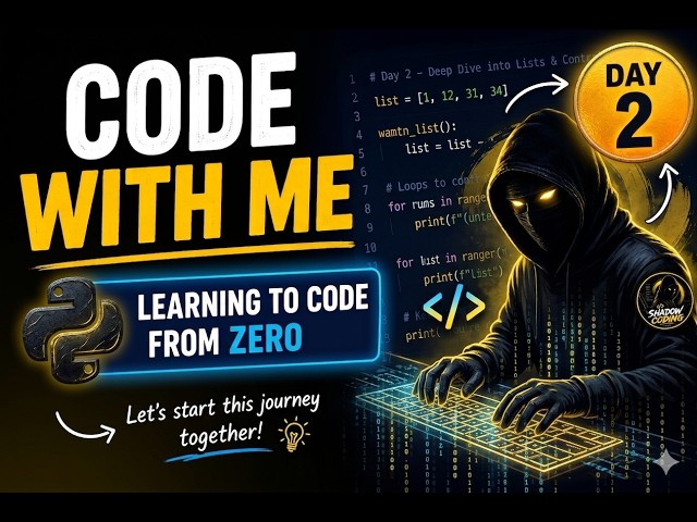 Code with me | Learning to code from Zero | Day 2 | Part - 2