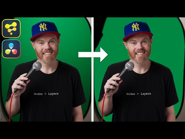 Fusion Green Screen Correction Technique for VFX (pre-processing)