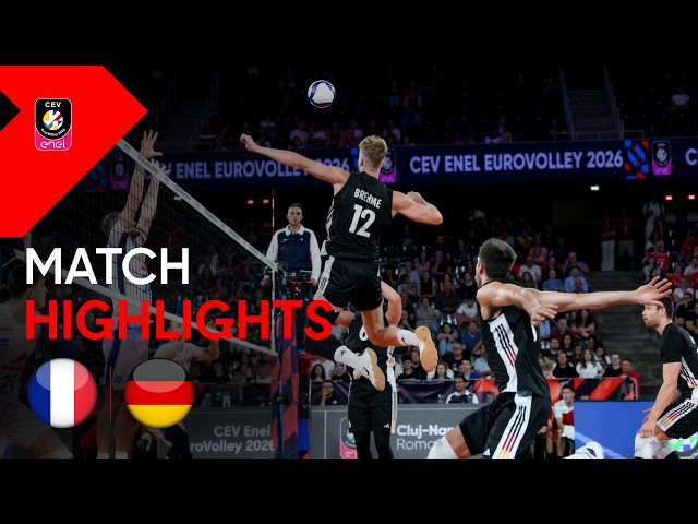 Highlights | France vs. Germany | CEV Enel EuroVolley 2026 | Men