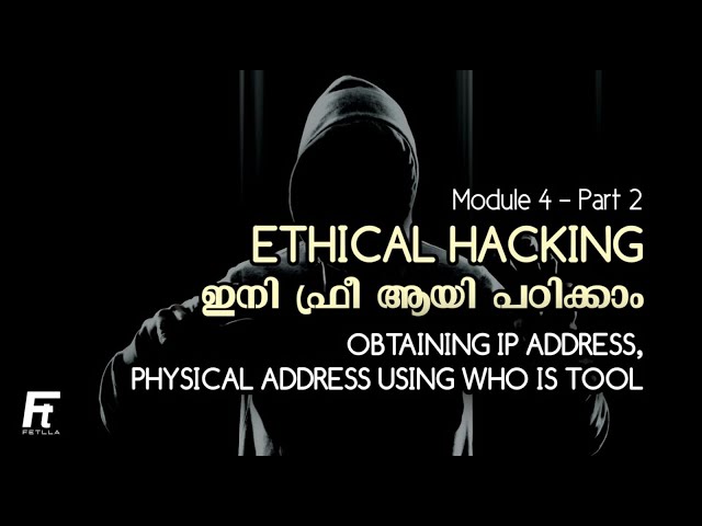 Obtaining IP , Physical Address through Information Gathering | Learn Ethical Hacking | Fetlla