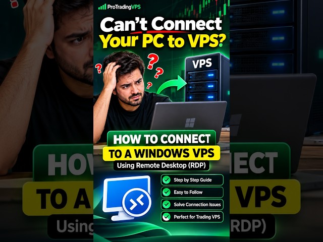 How to Connect to a Windows VPS Using Remote Desktop (RDP) #Shorts