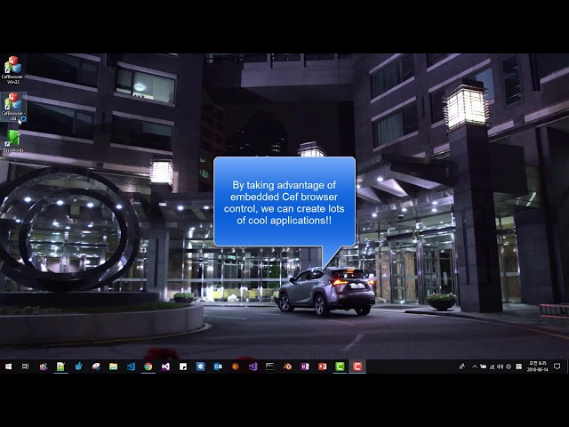 CefSharp, MFC, C++/CLI with Visual Studio 2015, Updated on June, 2018
