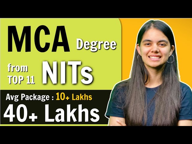 How to do MCA from Top NITs ? | Packages | NIMCET
