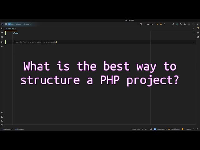 What is the best way to structure a #php project? Unlock #php Best Practices for Project Structure!