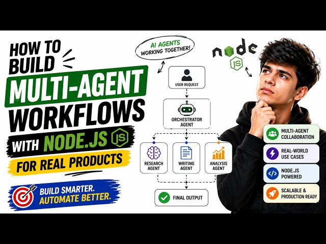 Build Multi-Agent AI Workflows with Node.js (Real-World Guide)