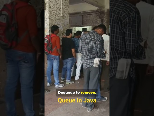 Queue Data Structure in Java 🚀| FIFO Explained #java #javainterviewquestions #programming