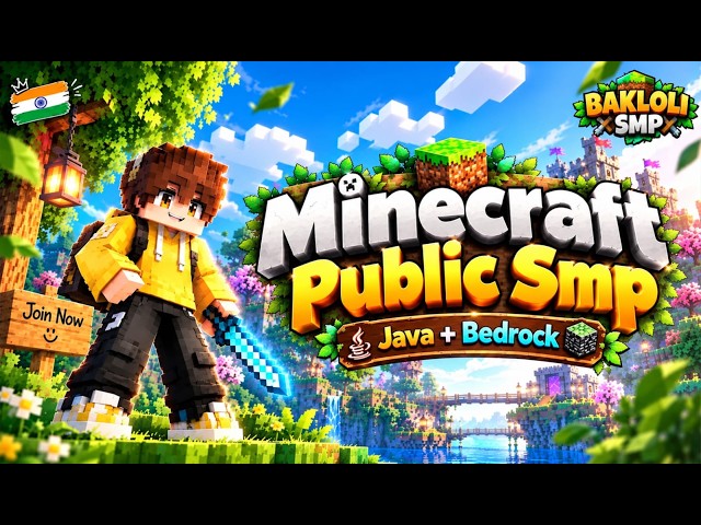 Minecaft Public Smp live 🔴