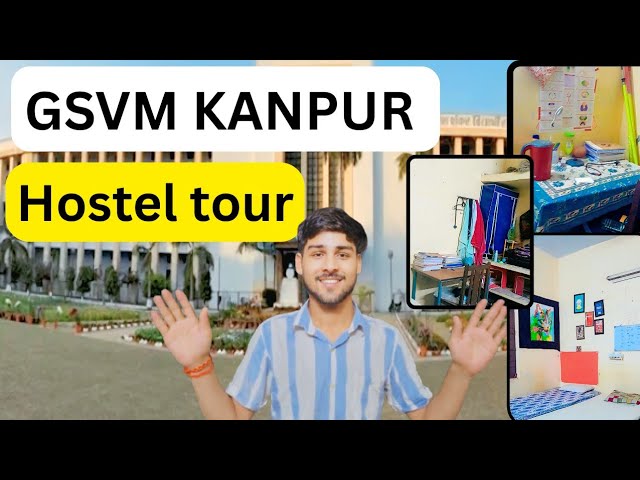 GSVM Kanpur | MBBS 1st Year Hostel Tour 😍 | Room tour 🔥 #gsvm #gsvmkanpur #hosteltour #roomtour