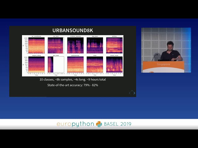 Audio Classification with Machine Learning (EuroPython 2019)