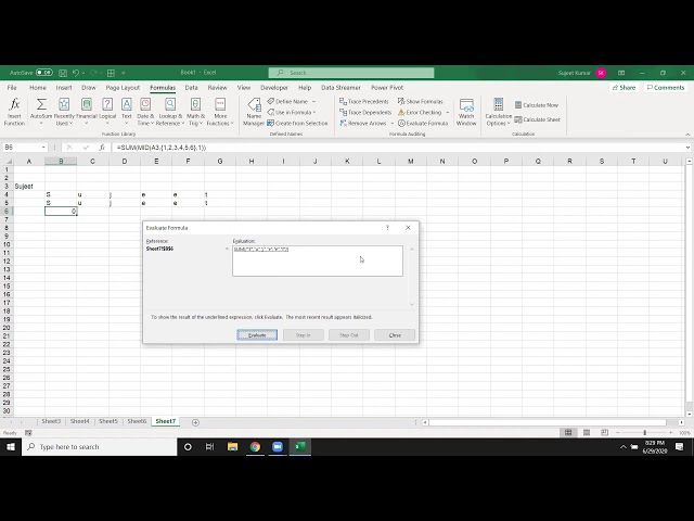 #Array Excel Array Formulas in Hindi