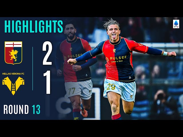 GENOA-VERONA 2-1 | RESUMEN | De Rossi consigue su primera victoria con el Genoa | SERIE A 2025/26