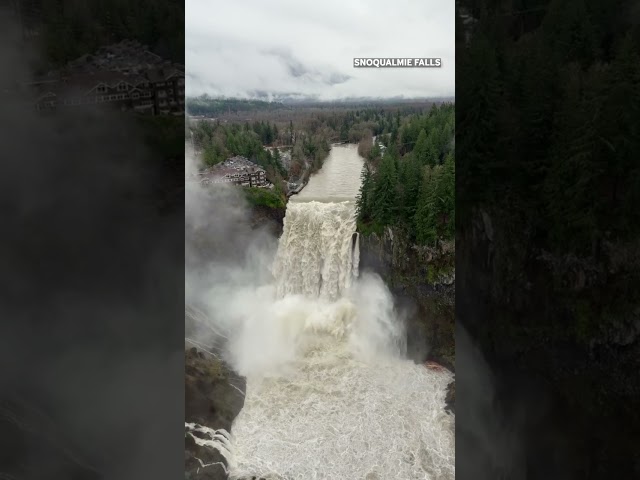 Snoqualmie Falls #water #waterfalls #seattle #kingcounty #floods #washingtonfloods #washington