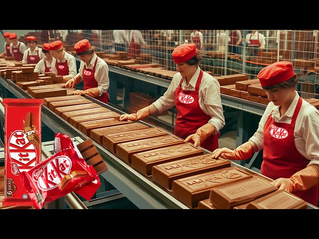 How KitKat Are Made In Factory? 🍫🍫 Captain Discovery