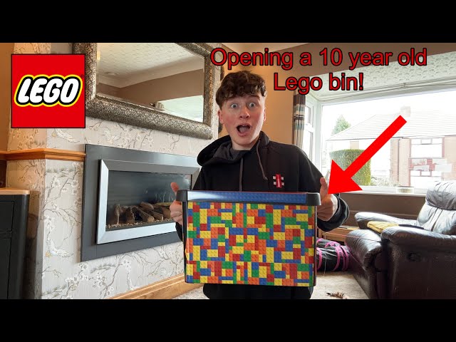 Opening A 10 Year Old Lego Bin!