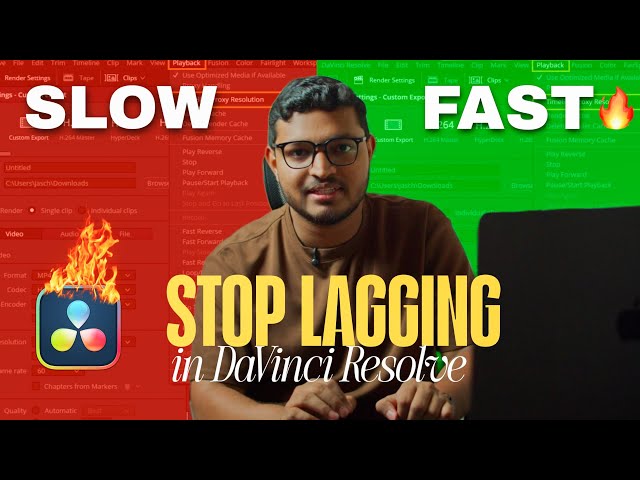 How to FIX LAG in Davinci resolve Malayalam Tutorial #davinciresolve #tutorial  #subscribe