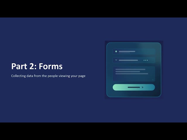 Chapter 6 - From Layout to Data - Building Accessible Tables and Forms - Narrated