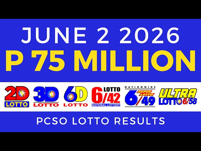 Lotto Result Today 9PM June 2 2026 PCSO