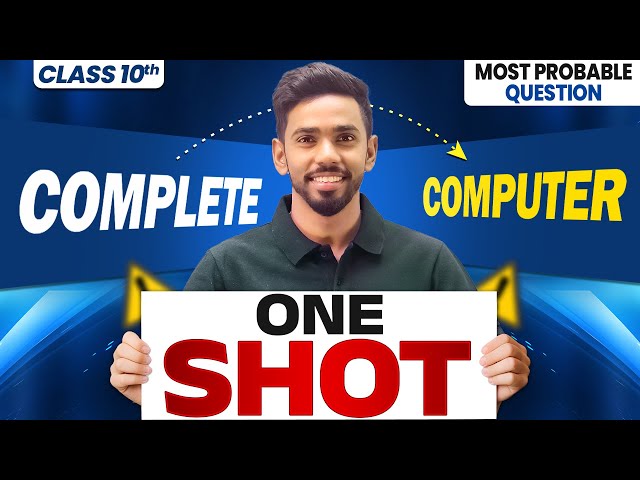 ICSE Class 10 Complete COMPUTER in One Shot | MAHA MARATHON | Theory + Pyqs