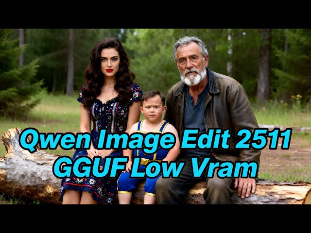 Qwen Image Edit 2511 - Upgrade Over 2609 Tutorial for AI image editing similar to Nano Banana GGUF