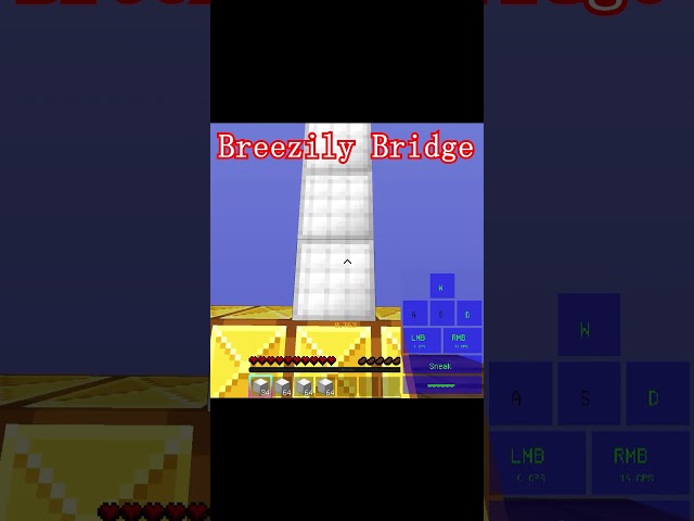 Breezily Bridge ノーシフト #minecraft #マインクラフト #hypixel #java #bridge #breezilybridge  #ノーシフト #ブリッジ #橋