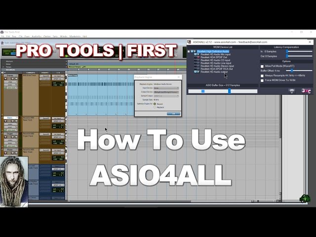 Pro Tools | First - How to use ASIO4ALL (AAE 6xxx Error, Interface Errors)