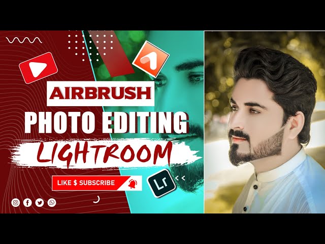 How to Airbrush Skin Retouching & Lightroom Photo Editing Tutorial