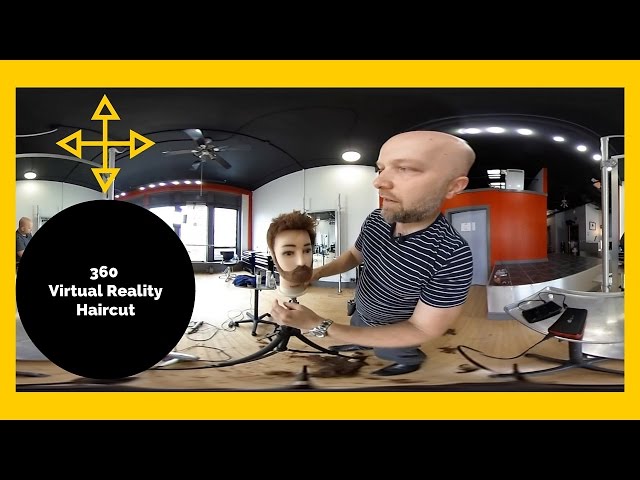 Worlds First Virtual Reality 360 Haircut - TheSalonGuy