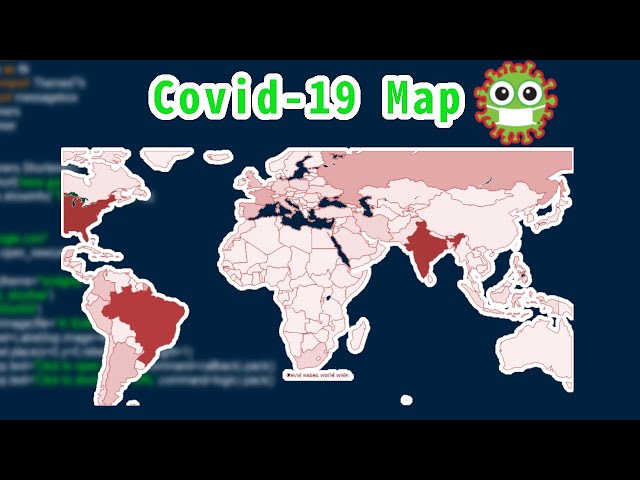 How to create Covid-19 map using python.