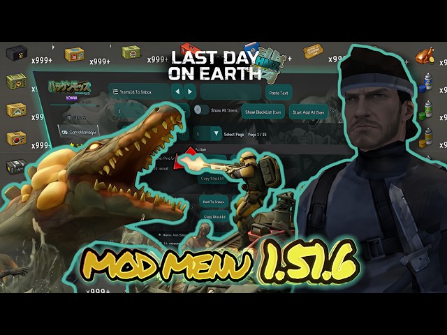 [New!] MOD MENU HMZ 1.51.6 | LAST DAY ON EARTH: SURVIVAL