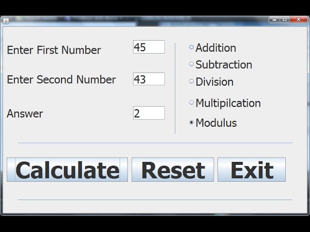 How to Create Simple Arithmetic Operator of MDAS calculator in Java Eclipse