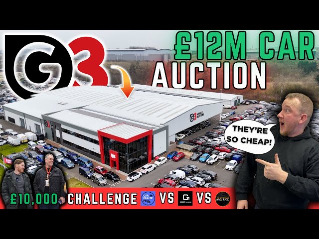 Back At G3 Car Auction UK - Buying Cheap Finance Cars!