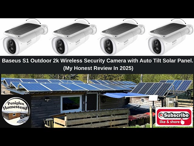 Baseus S1 Outdoor 2k Wireless Security Camera with Auto Tilt Solar Panel. (My Honest Review In 2025)