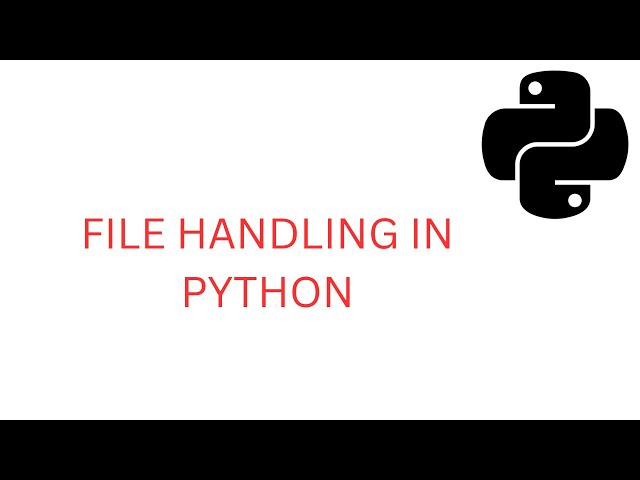 Python File Handling