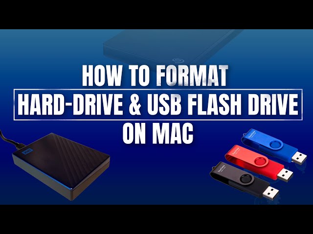 How to Format HARD DRIVE & USB FLASH DRIVE on Mac (Latest 2025)