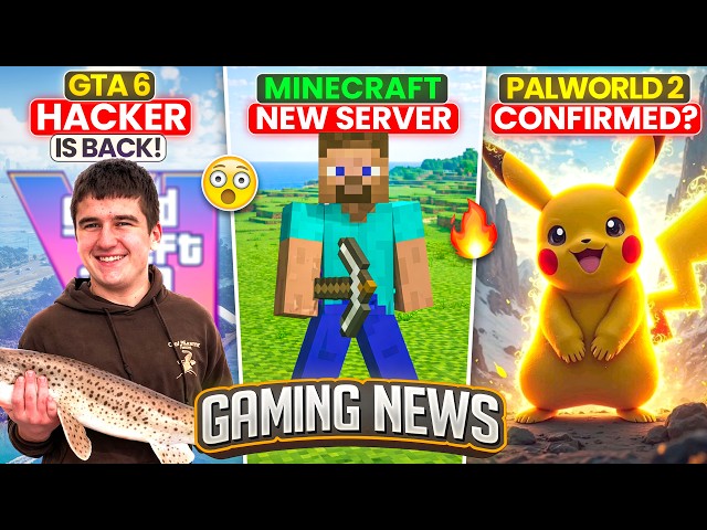 GTA 6 HACKER is Back, Palworld 2 CONFIRMED?,New Minecraft Server, Angry Birds 2 | Gaming News 260